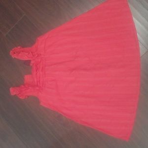 Coral Cynthia Rowley dress